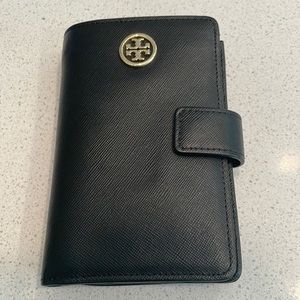 Tory Burch Robinson Collection Wallet, Dark Navy